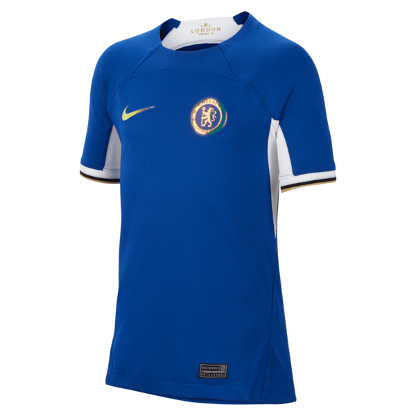 Moisés Caicedo Chelsea Nike Youth 2023/24 Home Stadium Replica Player Jersey - Blue