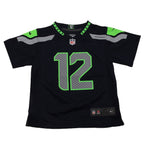 12th Fan Seattle Seahawks Nike Toddler Game Jersey - Navy