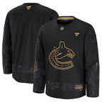 Vancouver Canucks  2024 Military Appreciation Practice Jersey - Black