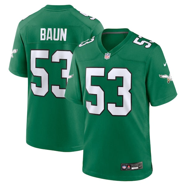 Zack Baun Philadelphia Eagles Nike Alternate Game Jersey -  Kelly Green/Green