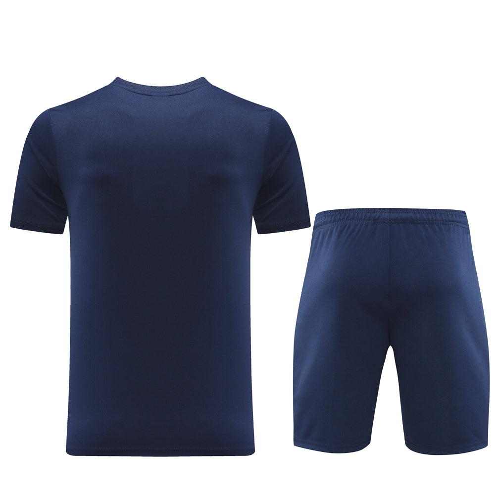Nike Short Sleeve Training Jersey Set-ND06- Dark Blue