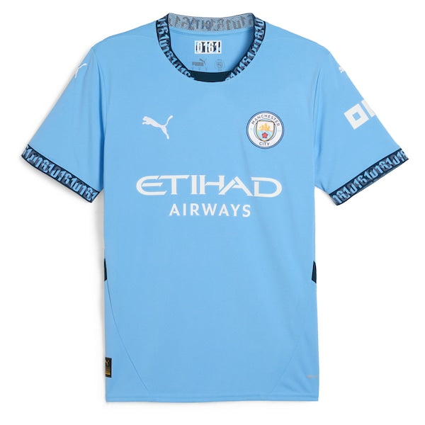 Phil Foden Manchester City Puma 2024/25 Home Replica Player Jersey - Light Blue