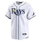 Junior Caminero Tampa Bay Rays Nike Home Limited Jersey - White