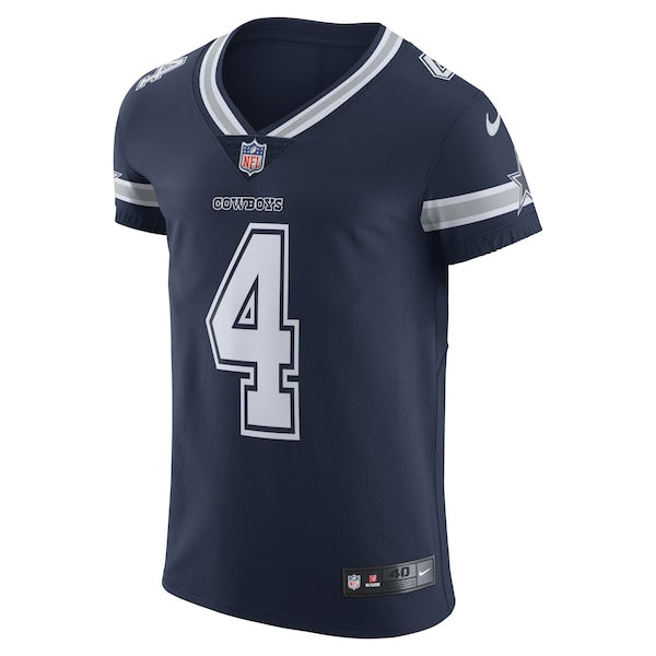 Dak Prescott Dallas Cowboys Nike Vapor Elite Player Team Jersey - Navy/White
