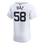 Miguel Diaz Detroit Tigers Nike Home Elite Player Jersey - White