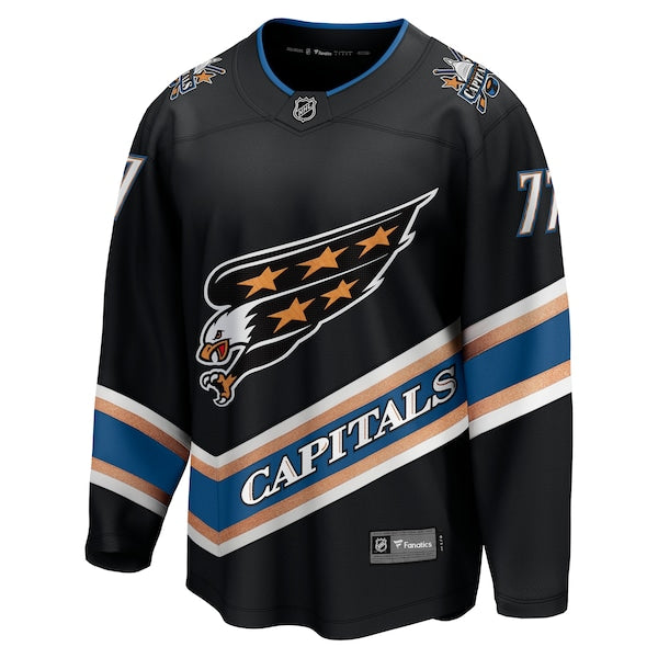 TJ Oshie Washington Capitals  Alternate 50th Anniversary Premier Breakaway Player Jersey - Black