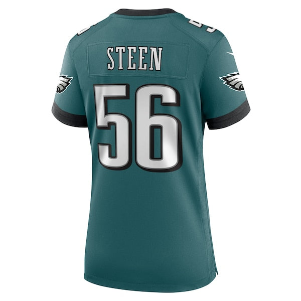 Tyler Steen Philadelphia Eagles Nike Women's Team Game Jersey - Midnight Green