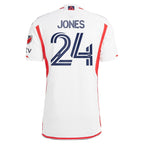 DeJuan Jones New England Revolution adidas 2024 Defiance Authentic Jersey - White