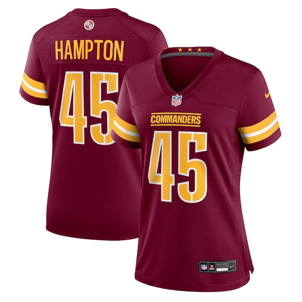 Dominique Hampton Washington Commanders Nike Women's  Game Jersey -  Burgundy