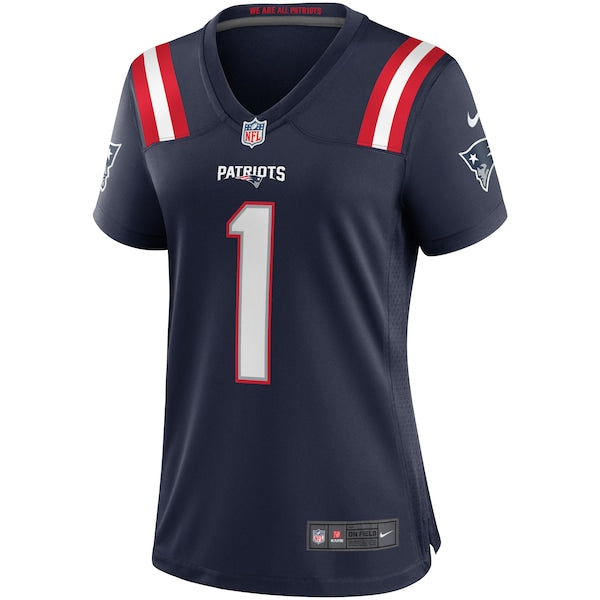 Cam Newton New England Patriots Nike Women's Game Jersey - Navy/Red