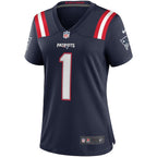 Cam Newton New England Patriots Nike Women's Game Jersey - Navy/Red