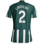 Victor Lindelof Manchester United adidas 2023/24 Away Replica Player Jersey - Green/Red