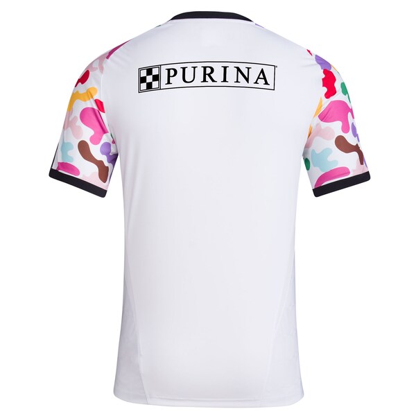 St. Louis City SC adidas 2024 Pride Pre-Match Top - White