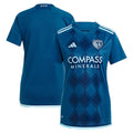 Sporting Kansas City adidas Women's 2024 Diamonds Our Forever Replica Jersey – Navy