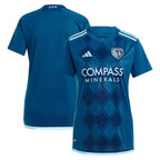 Sporting Kansas City adidas Women's 2024 Diamonds Our Forever Replica Jersey – Navy