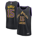 Austin Reaves Los Angeles Lakers  Youth 2025/26 City Edition Fast Break Jersey - Black
