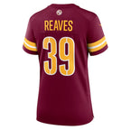 Jeremy Reaves Washington Commanders Nike Women's  Game Jersey -  Burgundy