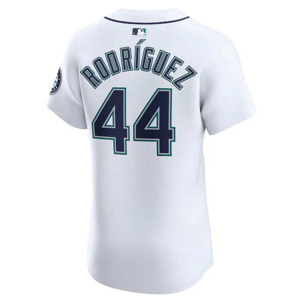 Julio Rodríguez Seattle Mariners Nike Home Elite Jersey - White/Cream/Teal