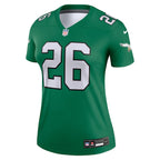 Saquon Barkley Philadelphia Eagles Nike Women's  Legend Player Performance Top -  Kelly Green