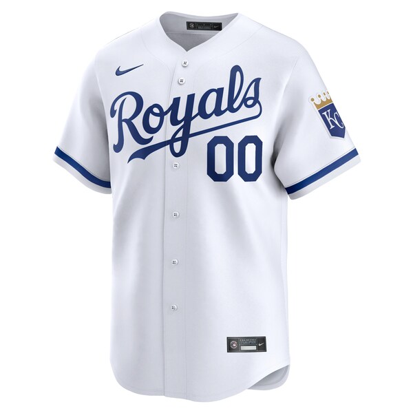 Kansas City Royals Nike Youth Home Limited Custom Jersey - White