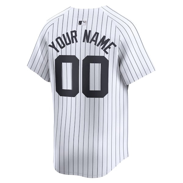 New York Yankees Nike Home Limited Custom Jersey - White