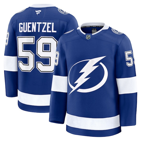 Jake Guentzel Tampa Bay Lightning  Home Premium Jersey - Blue