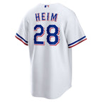 Jonah Heim Texas Rangers Nike Home Replica Jersey - White