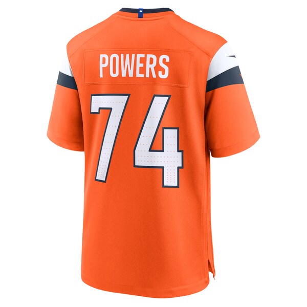 Ben Powers Denver Broncos Nike Team Game Jersey -  Orange