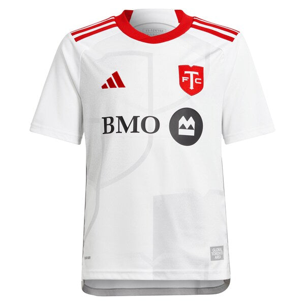 Federico Bernardeschi Toronto FC adidas Youth 2024 GTA Kit Replica Player Jersey – White