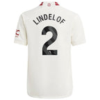Victor Lindelof Manchester United adidas Youth 2023/24 Third Replica Player Jersey - White