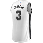 Keldon Johnson San Antonio Spurs  Fast Break Association Jersey - White