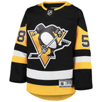 Kris Letang Pittsburgh Penguins Youth Premier Player Jersey - Black