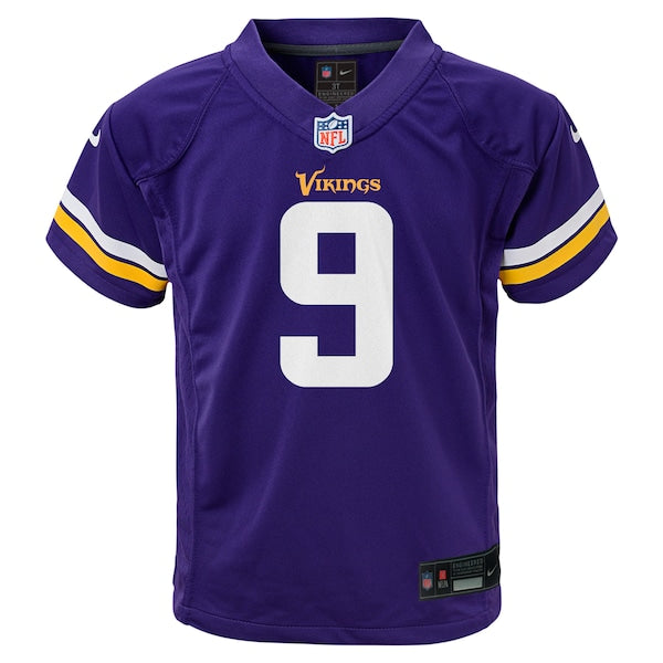 J.J. McCarthy Minnesota Vikings Nike Preschool Player Game Jersey - Purple