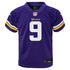 J.J. McCarthy Minnesota Vikings Nike Preschool Player Game Jersey - Purple