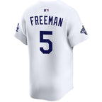 Freddie Freeman Los Angeles Dodgers Nike 2025 World Series Champions Limited Jersey – White
