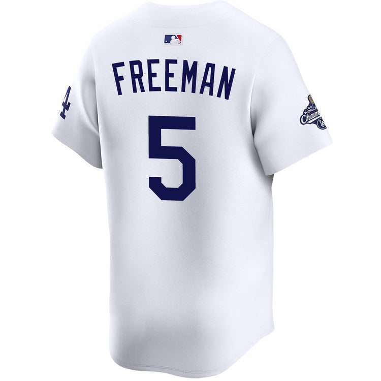 Freddie Freeman Los Angeles Dodgers Nike 2025 World Series Champions Limited Jersey – White