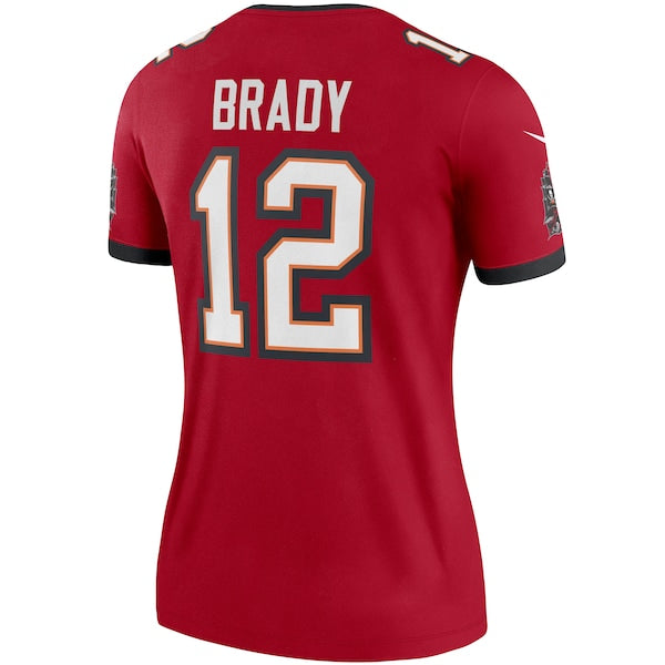 Tom Brady Tampa Bay Buccaneers Nike Women's Legend Jersey - Red/Pewter