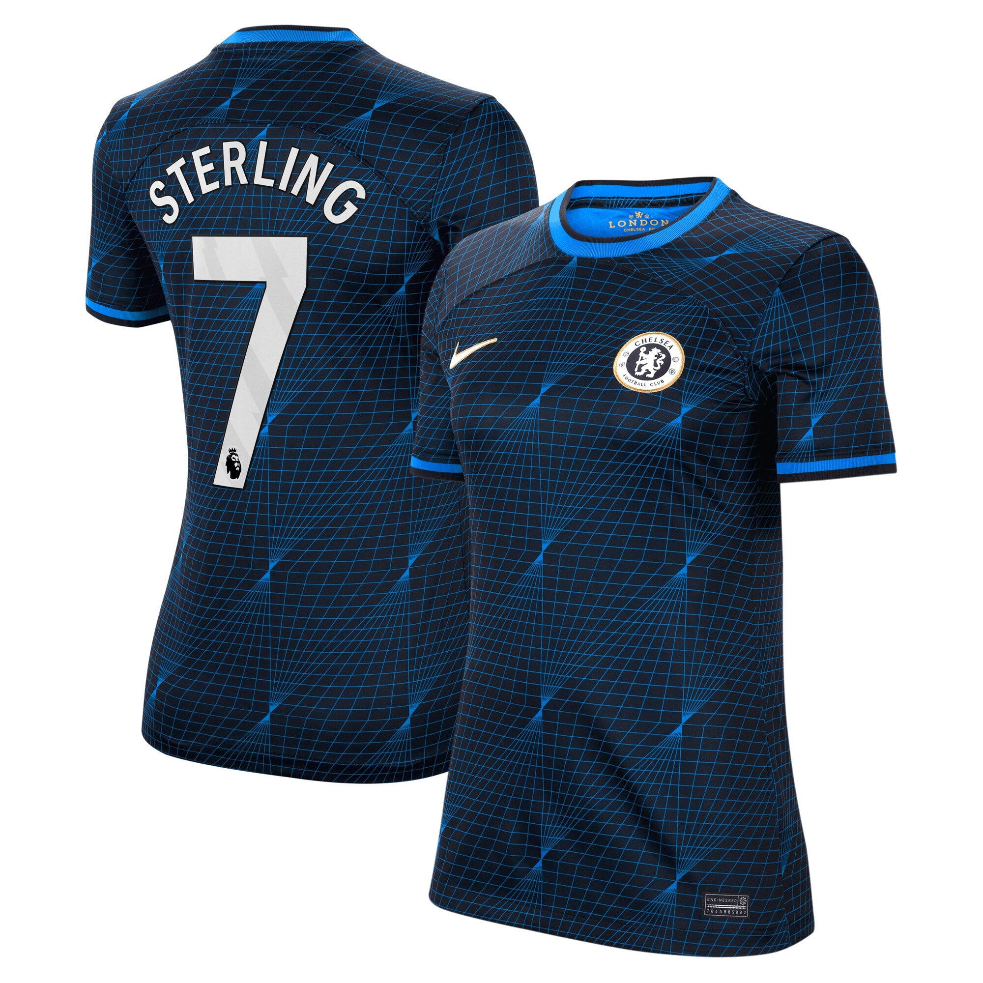 Raheem Sterling Chelsea Nike Women's 2023/24 Home Stadium Replica Jersey - Blue/Navy