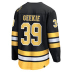 Morgan Geekie Boston Bruins  Home Breakaway Player Jersey - Black