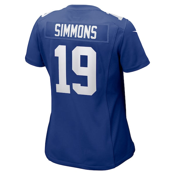 Isaiah Simmons New York Giants Nike Women's Team Game Jersey -  Royal