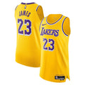 LeBron James Los Angeles Lakers Nike Authentic Jersey - Icon Edition - Gold