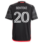 Christian Benteke D.C. United adidas Youth 2024 The Icon Kit Replica Player Jersey – Black