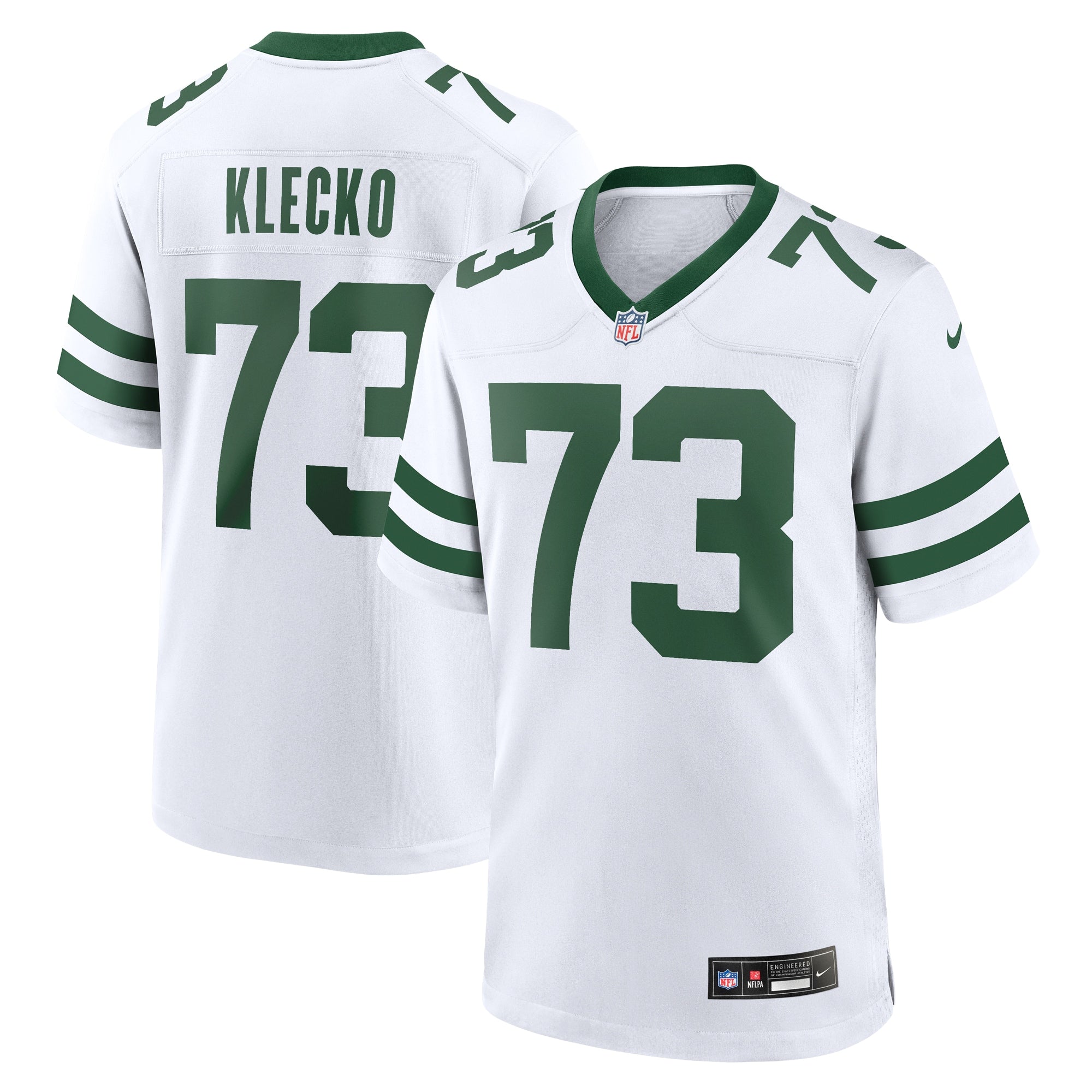 Joe Klecko New York Jets Nike Game Retired Player Jersey - Gotham Green/White