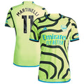 Gabriel Martinelli Arsenal adidas 2023/24 Away Replica Player Jersey - Yellow/Green