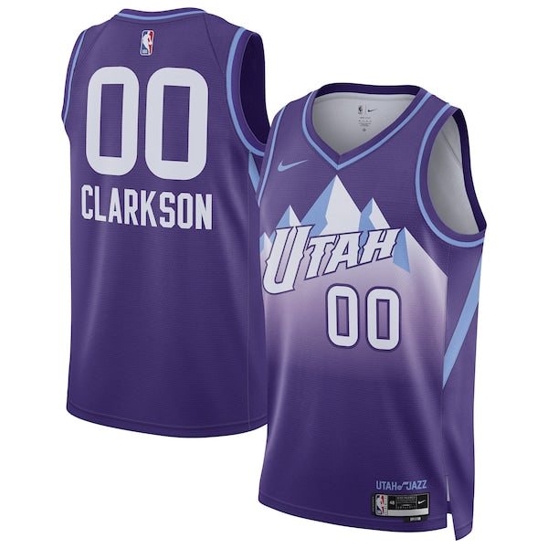 Jordan Clarkson Utah Jazz Nike Unisex 2024/25 Swingman Player Jersey - City Edition - Purple