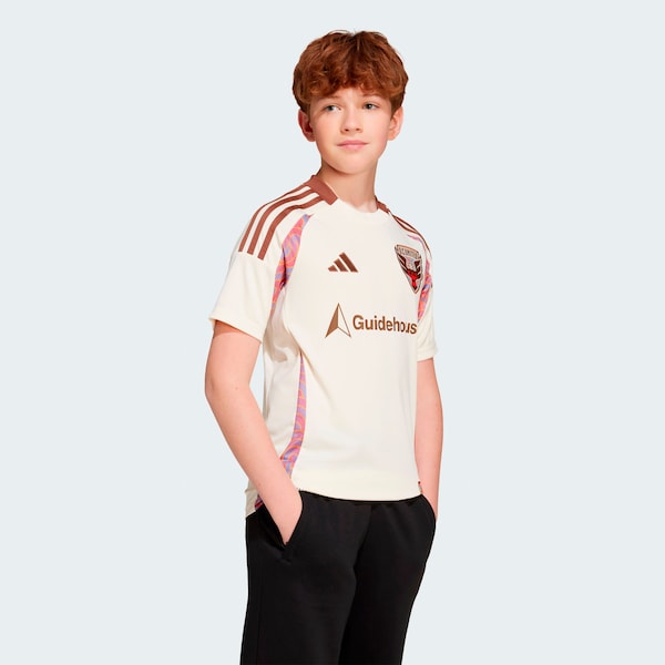 D.C. United adidas Youth 2025 The Soul Kit Replica Jersey - Natural