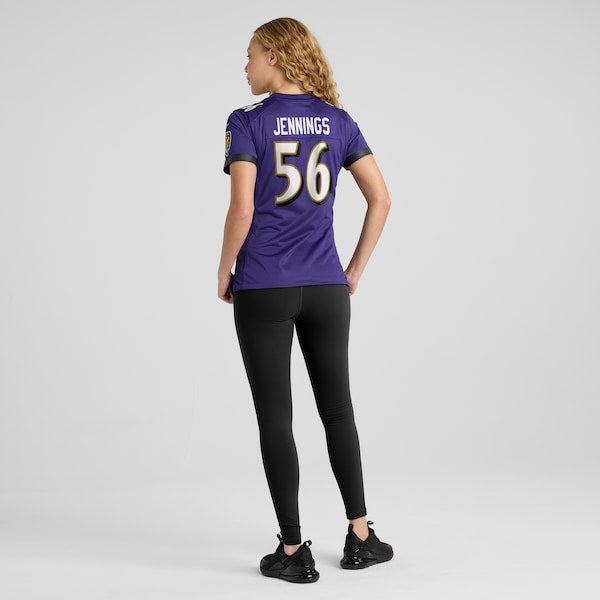 Deion Jennings Baltimore Ravens Nike Women's  Game Jersey -  Purple