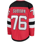P.K. Subban New Jersey Devils Youth Home Premier Player Jersey - Red
