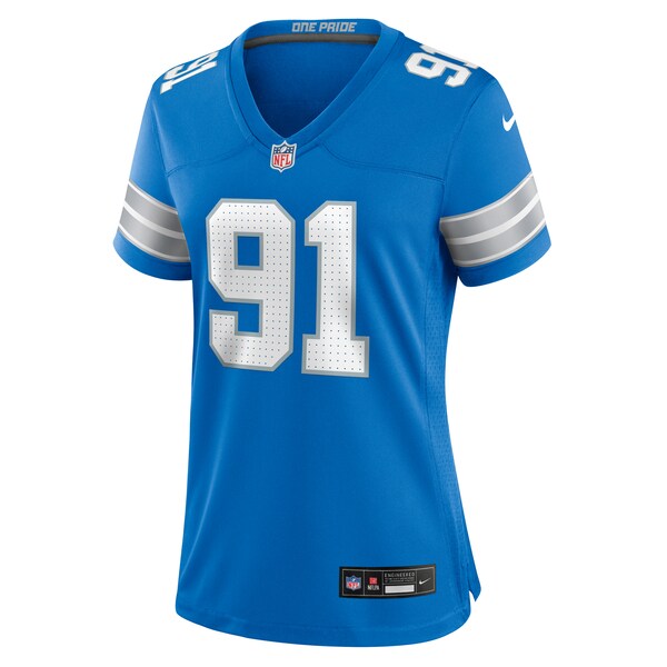 Levi Onwuzurike Detroit Lions Nike Women's Team Game Jersey -  Blue