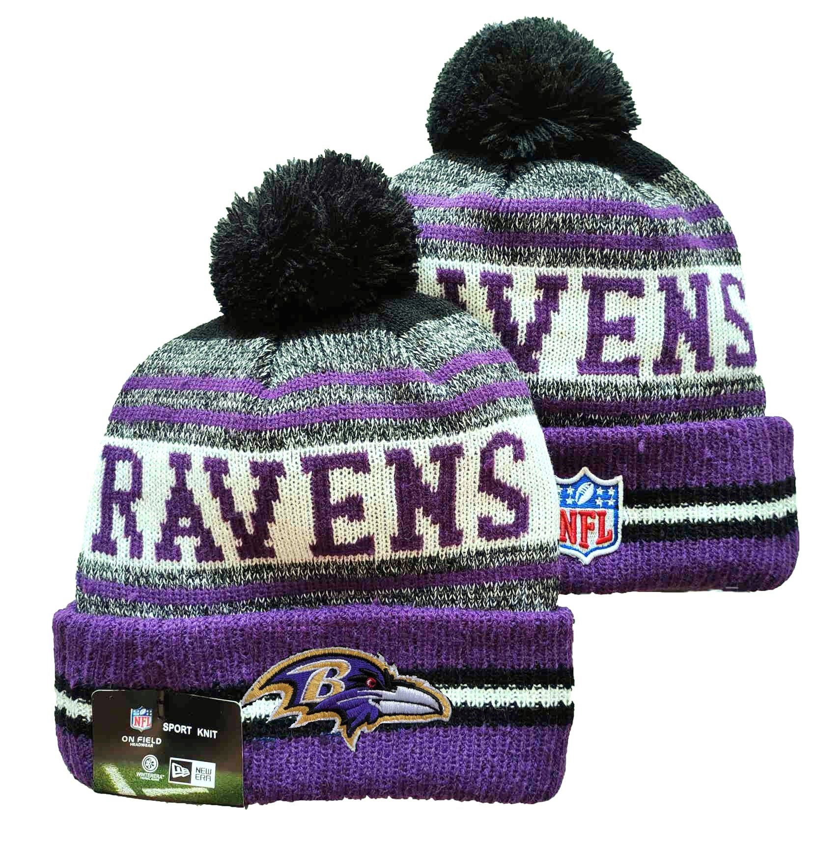 BALTIMORE RAVENS KNIT HAT